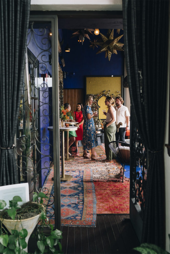 Guests enjoy an aromatic experince in the Morrocan room (Photo by Afritina Coker )