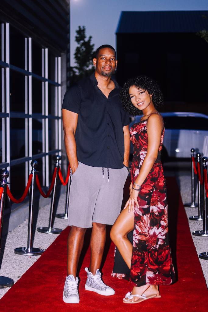 Henry Masters and daughter Sahmara Masters at the SEBAS Foundation Live Fire Event  (Photo by AM Photography)