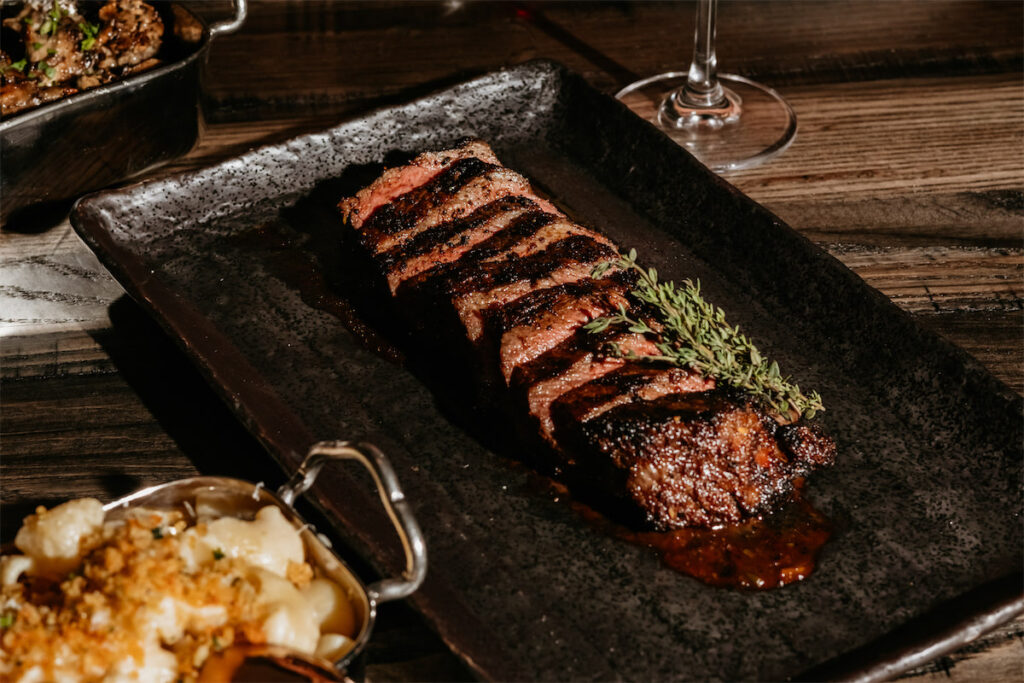 Steaks are a can't-miss at The Saint.(Photo by Kayla Enright)