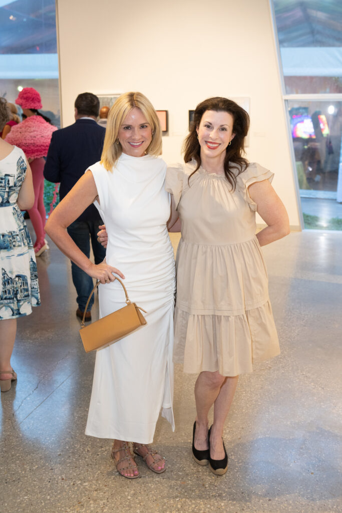Jill Johanson, Tara McNeill at the Glassell School of Art 'weird' gala  (Photo by Wilson Parish)