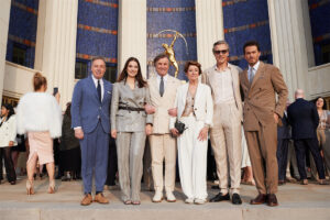 Massimo Caronna, Lana Todorovich, Brunello & Federica Cucinelli, Geoffroy van Raemdonck, Riccardo Stefanelli (Photo by Jonathan Zizzo)