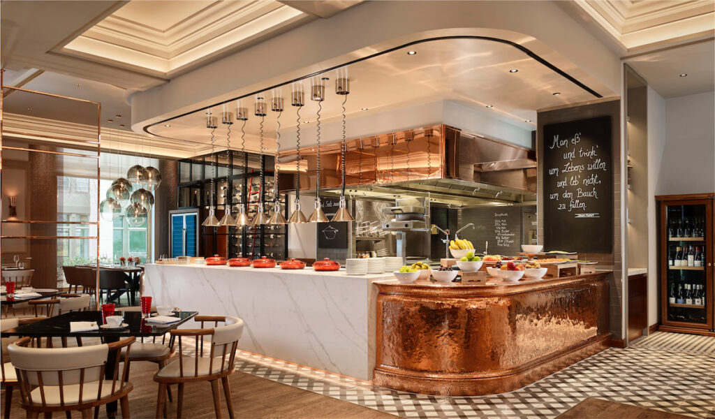 POTS is the ground floor restaurant that offers up classic German fare but with a modern interpretation by Chef de Cuisine Christopher Kujanski. (Photo by Matthew Shaw)