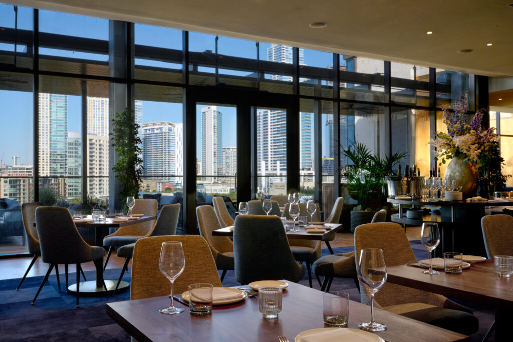 Killer views of the Austin skyline as seem from The Loren at Lady Bird Lake (Photo by Casey Woods) 