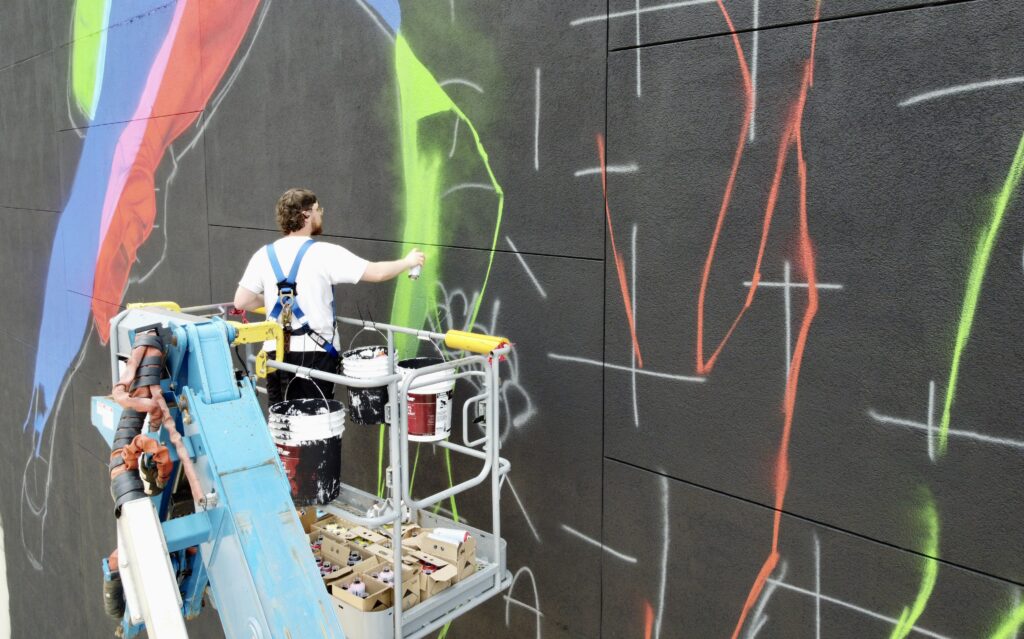 "Pas de Deux" by Aches in progress  (Photo by Egidio Narvaez Photography)