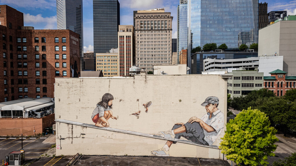 "Healthy Aging" by Ernest Zacharevic   (Photo by Egidio Narvaez Photography)