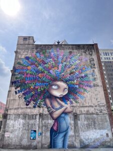 Photo_Big Art. Bigger Change 2023 Mural by Vinie Graffiti_Courtesy of Central Houston, Inc. 2