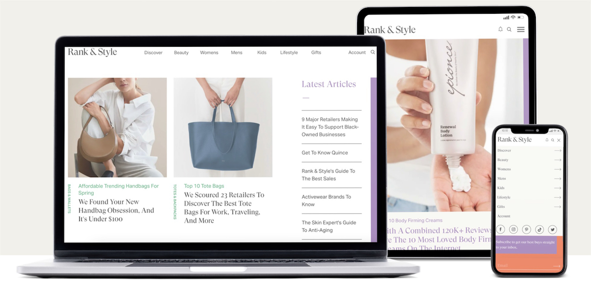 rank and style shopping trends