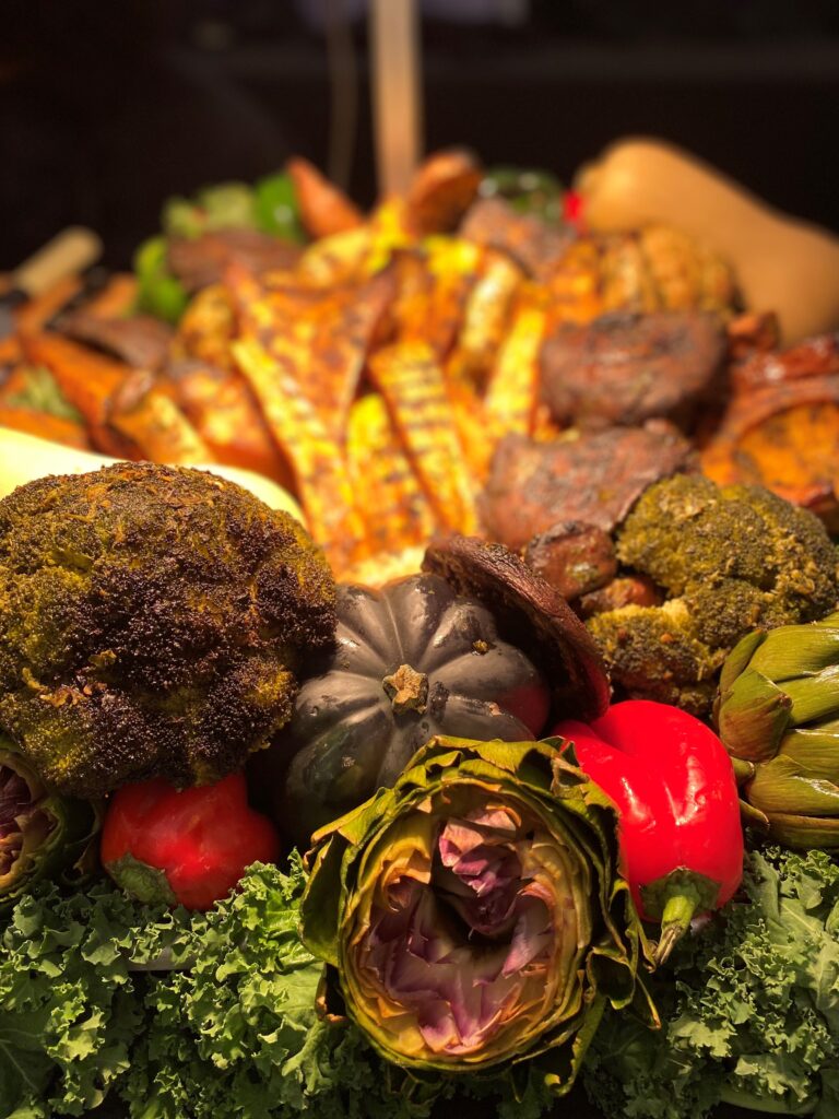 Options like a Root Vegetable Carving station are made mouthwatering by Bailey Connor Catering. (photo by Bailey Connor Catering) (Photo by Bailey Connor Catering)