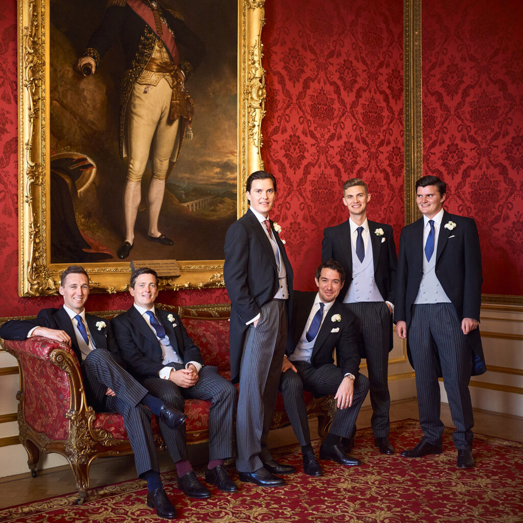 The handsome gents attending the Skylar Pinchal and Oliver Coysh wedding festivities. (Chris Allerton Photography)