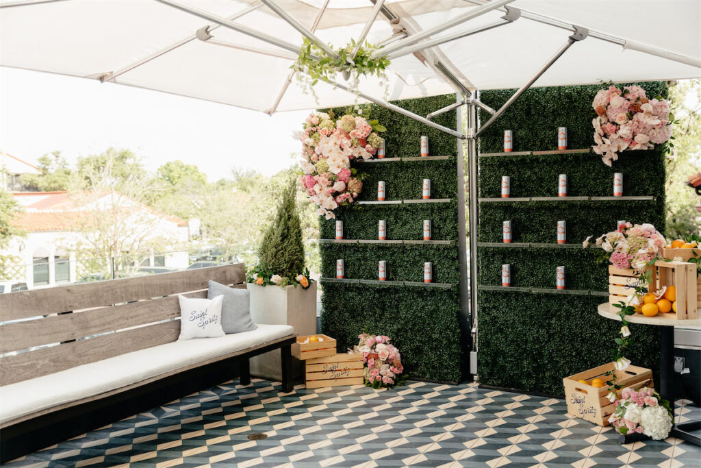Scene from the Saint Spritz rooftop party (Photo by Vanessa Christina)