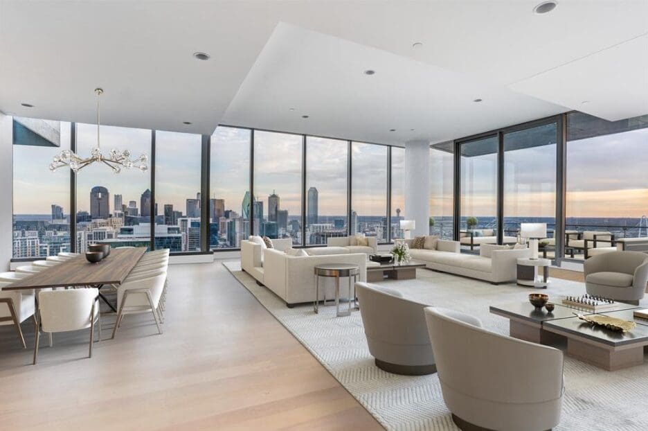 The penthouse in Austin's Blue Ciel high rise is listed for $12.8 million.