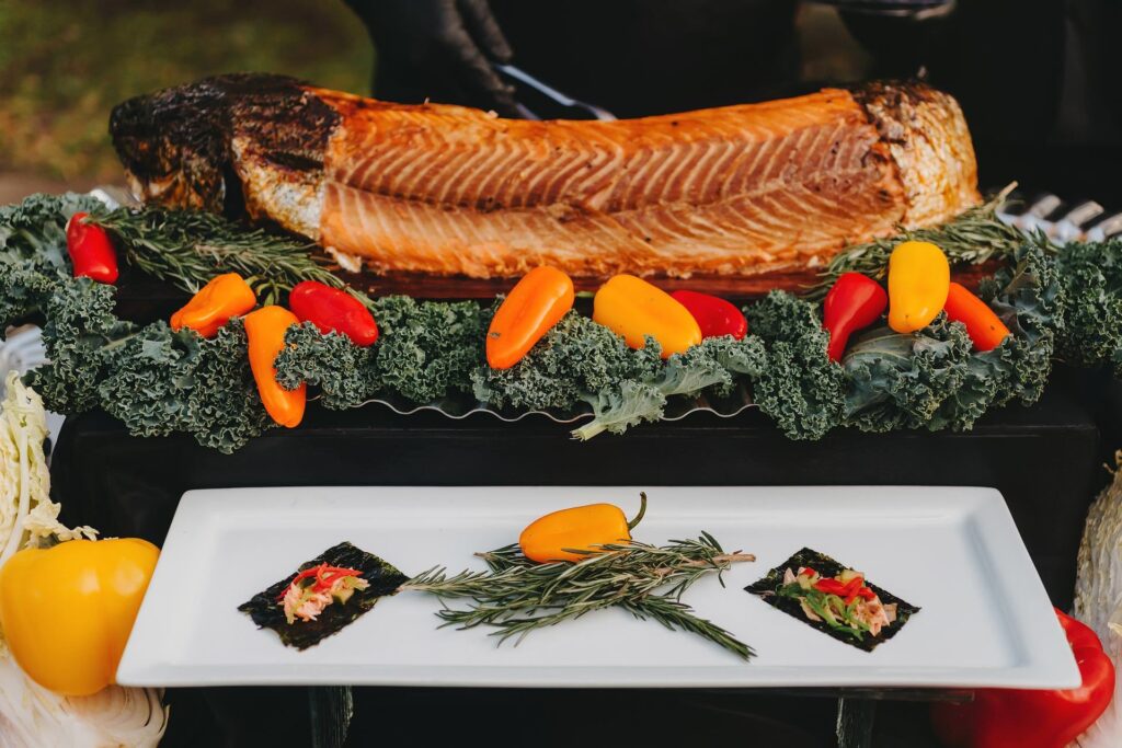 Culinary offerings are inspired by an internationally-trained culinary powerhouse. (Photo by Two Pair Photography)