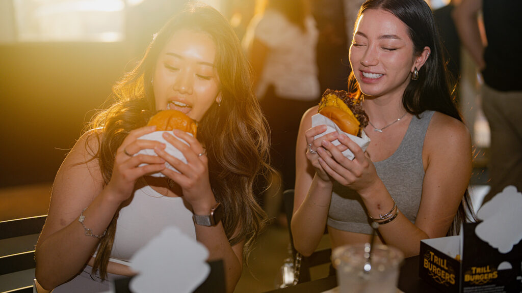 Friends and family at the preview of Bun B's Trill Burgers brick and mortar hot spot. (Photo by Mark Champion)