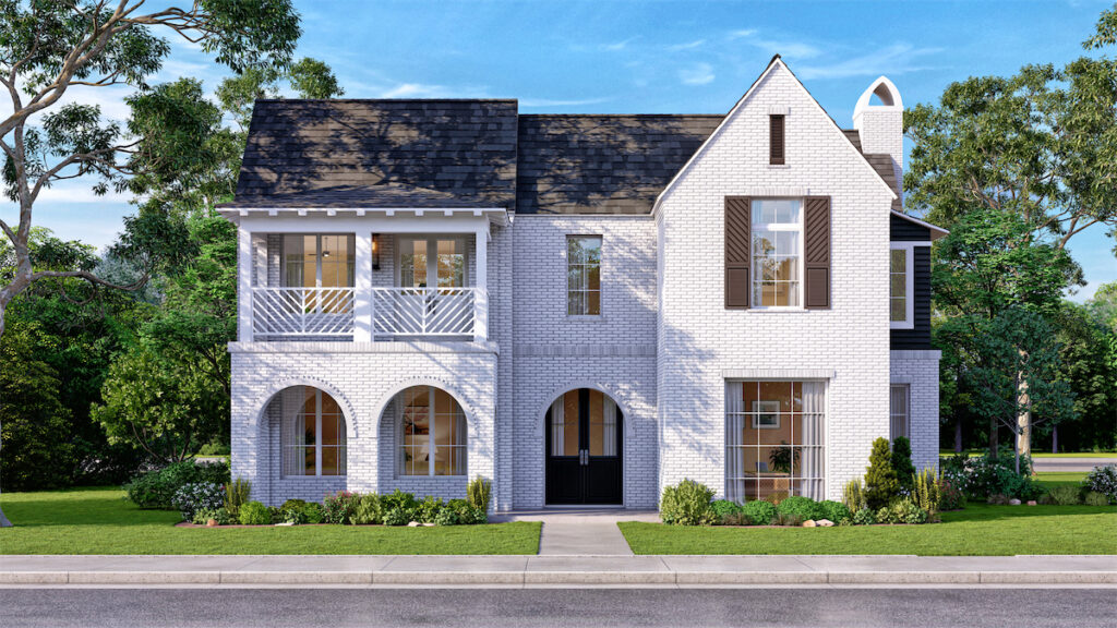 A rendering of a home in White Rock Bluff, courtesy of Robert Elliott Custom Homes