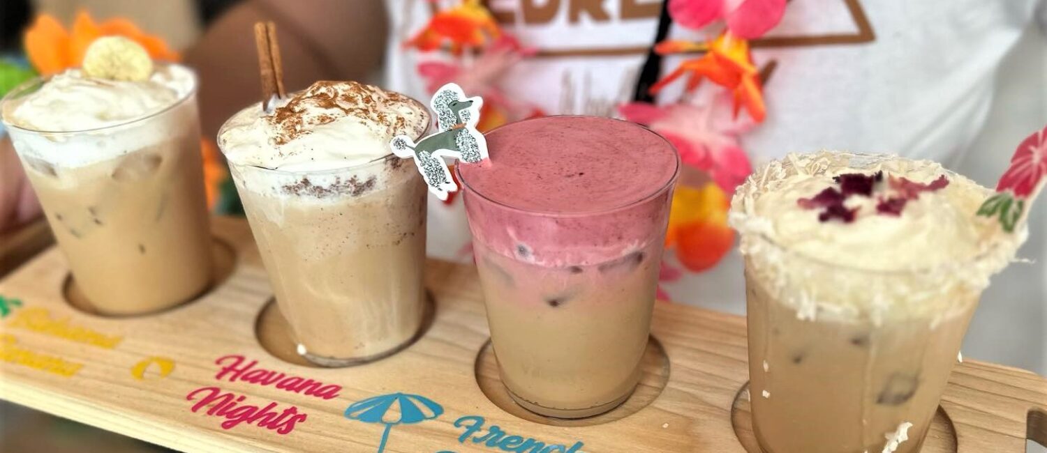 The Woodlands residents can now enjoy iced or hot coffee flights at new coffee shop HeBrews Coffeehouse The Woodlands. (Photo courtesy HeBrews Coffeehouse)