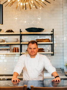 Little’s Oyster Bar’s executive chef Jason Ryczek. (Photo by Arturo Olmos)