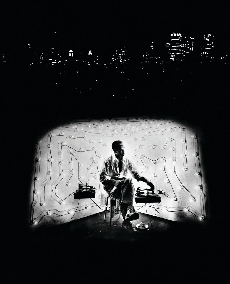 Gordon Parks's "Invisible Man," 1952. Parks was an inspirational figure to photographer Ming Smith. His "Invisible Man" photo was inspired by his friend Ralph Ellison's novel "Invisible Man." Smith's "Invisible Man" photo series, which will be appearing in a Guggenheim  Museum exhibit in October 23, was partially inspired by the work of playwright August Wilson.