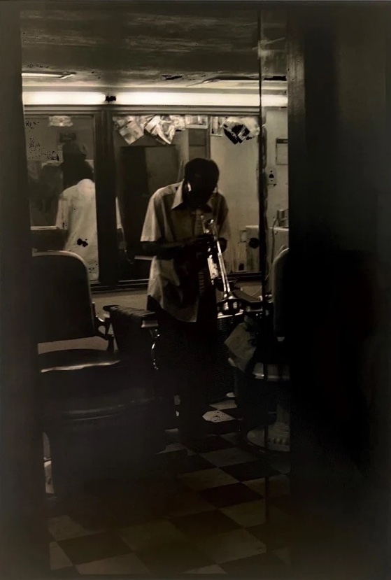 Ming Smith's "Trumpet Player," 1991. (Courtesy Art Is Bond, Houston)