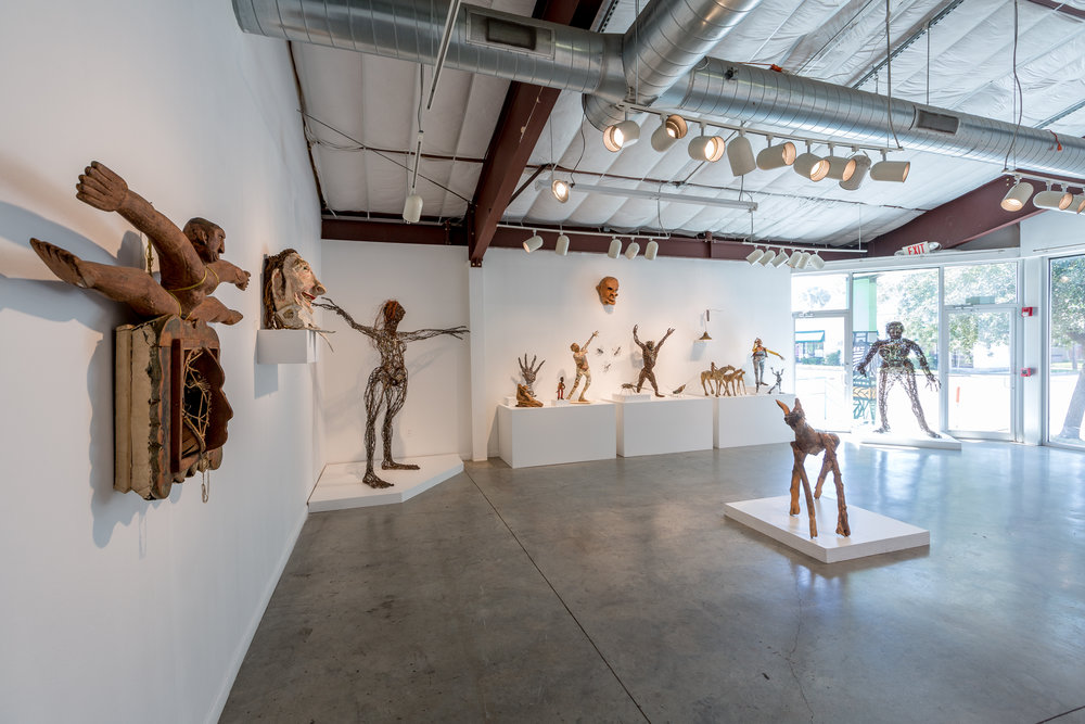 Jesse Lott's 2016 Lifetime Achievement Award exhibition at Art League Houston underscores the inventiveness of his practice. (Courtesy Art League Houston)