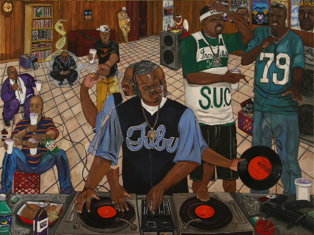 El Franco Lee II's "DJ Screw In Heaven," 2008. (Courtesy El Franco Lee II)