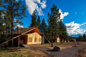 The Resort at Paws Up offers a luxury camping experience amidst 37,000 acres of Montana ranch land. (Photo by Stuart Thurlkill)