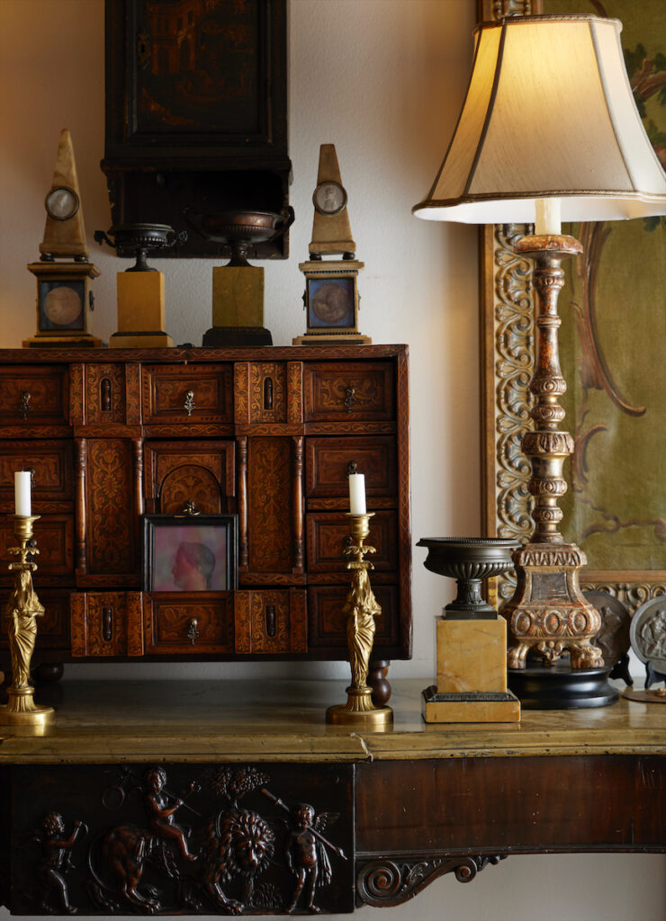 Grand Tour souvenirs; 17th-century Italian
vargueño. (Photo by Kris Ellis)