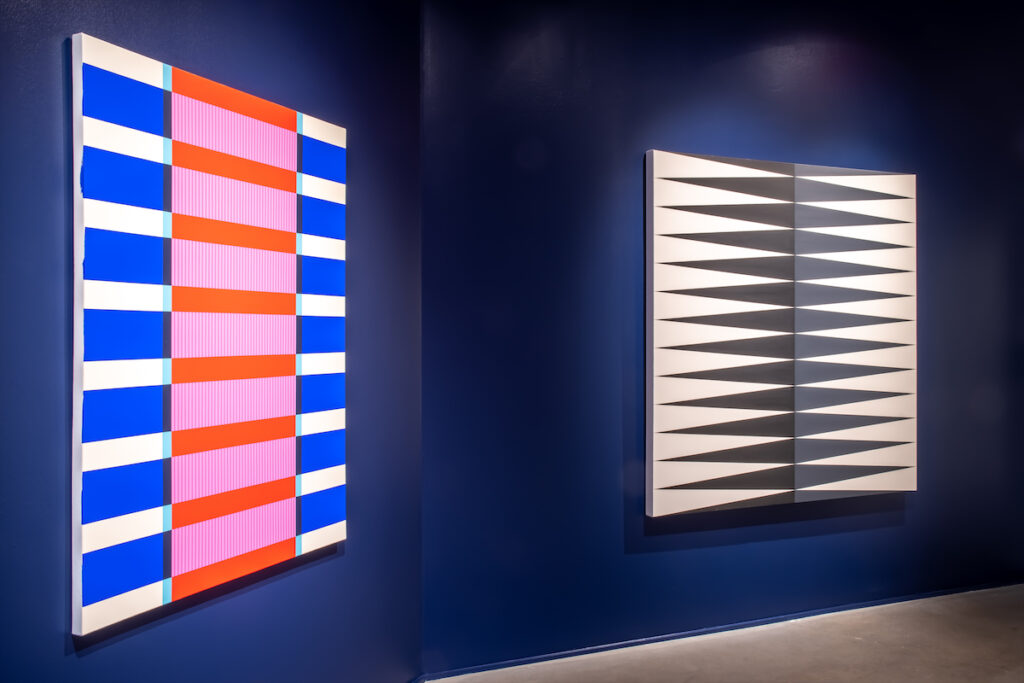 Jordan Ann Craig’s "Untitled," 2019, and "Sharp Tongue II," 2022, at Oklahoma Contemporary (photo by Ann Sherman)