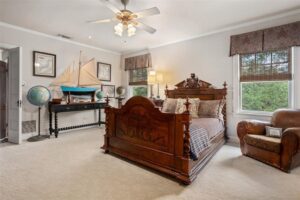 2424 Medford Court – Another of the home’s expansive bedrooms.