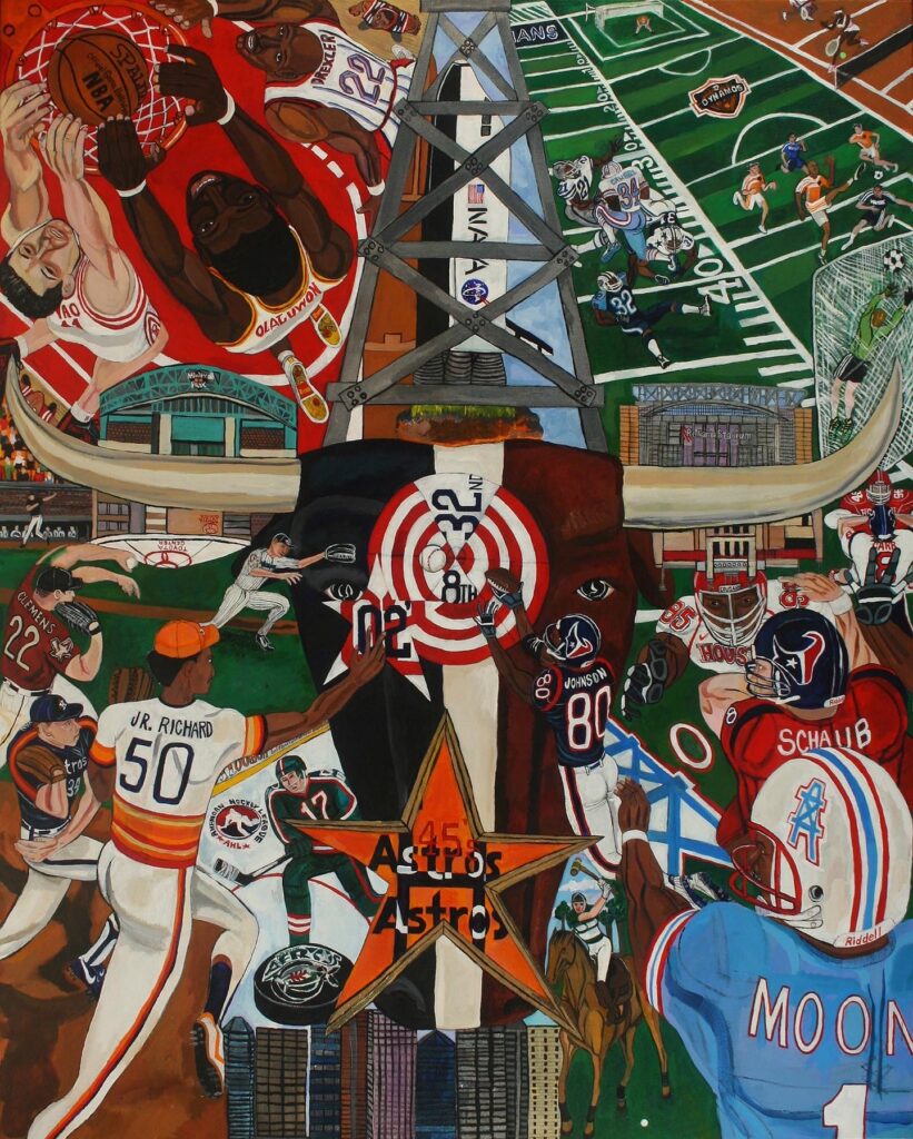 El Franco Lee II's "Houston Sports Authority," 2011. (Courtesy El Franco Lee II)