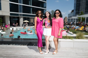 Alexa Urbina, Rania Dib, Italia Maldonado; Image by Daniel Ortiz, Courtesy of Hines