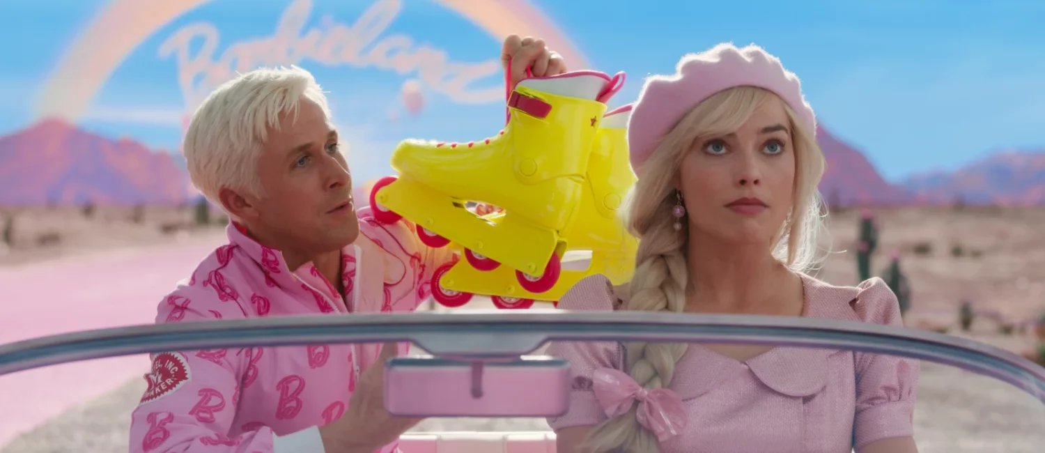 Barbie – Ryan Gosling as Ken and Margot Robbie as Barbie take to the screen in The Barbie Movie this month