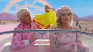 Barbie – Ryan Gosling as Ken and Margot Robbie as Barbie take to the screen in The Barbie Movie this month