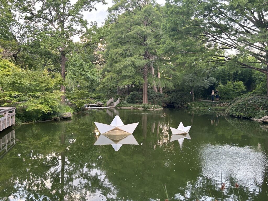 Paper Navigator by Kevin Box recalls ancient navigators.