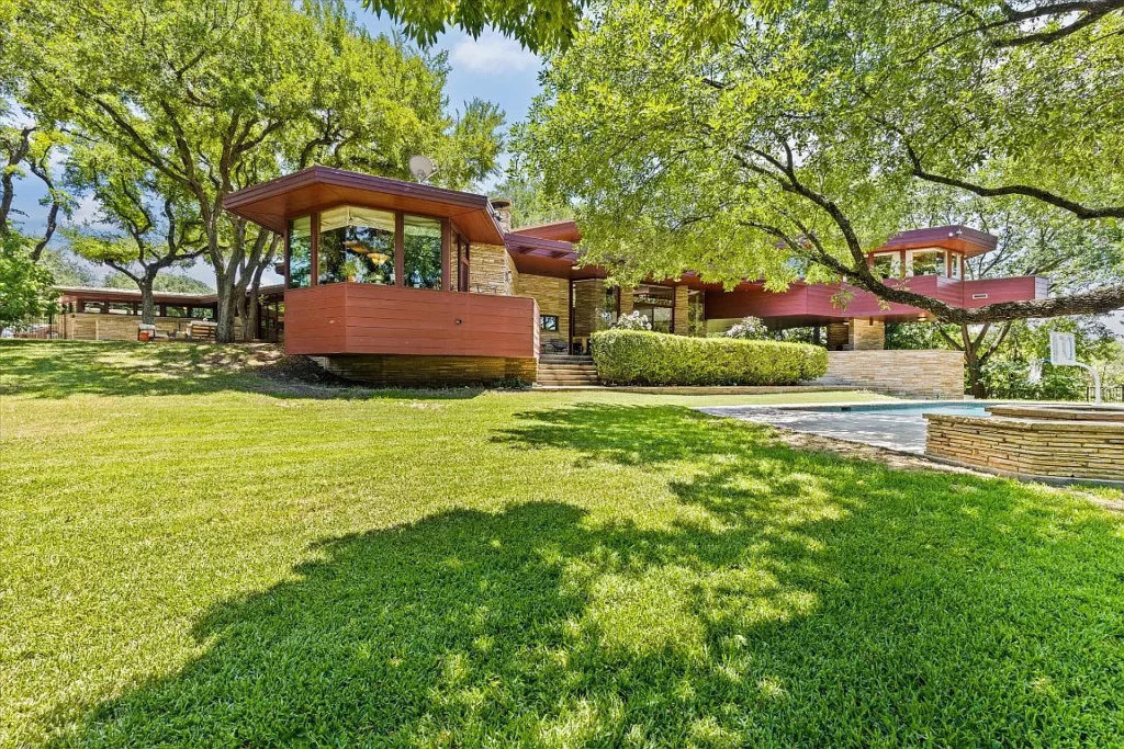 The Brachman House as seen from the back elevation.