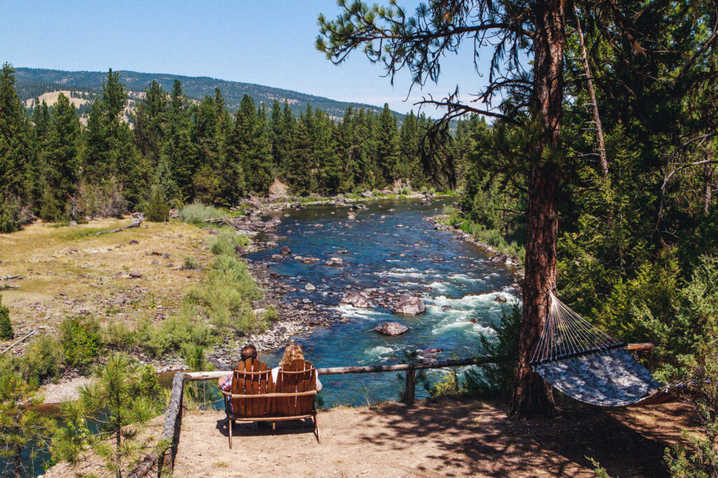 The luxury tents at Paws Up sit among the most natural of settings. (Photo by Stuart Thurlkill)