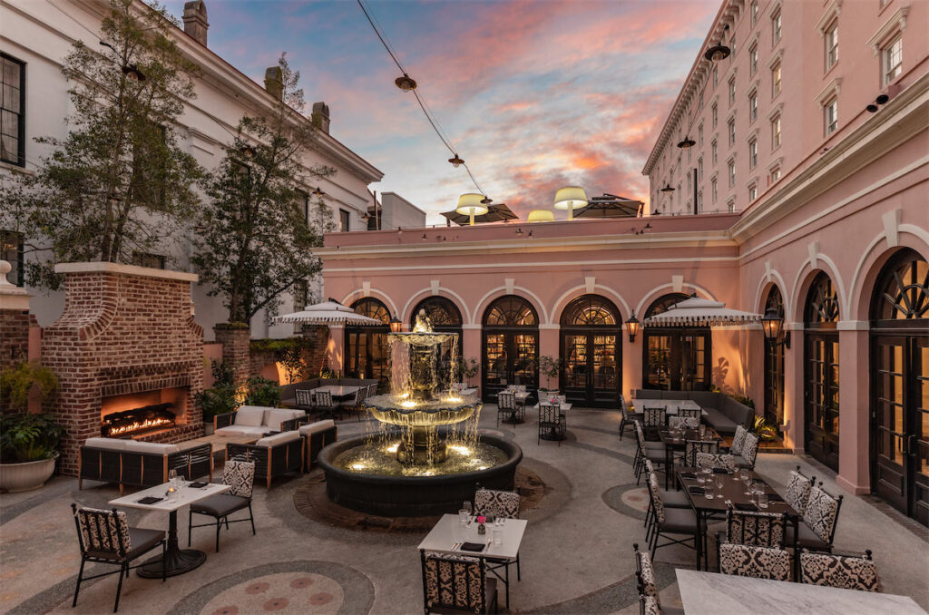 In celebration of this incredible milestone, the hotel recently went through a multi-million dollar renovation including revamped guest rooms, premium suites, a rooftop pool, and the opening of two new restaurants. (Courtesy of The Mills House)