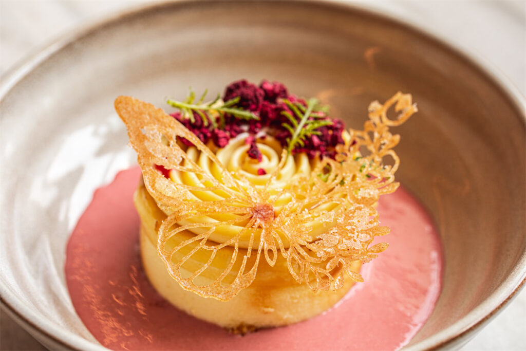 Margaret's at JW Marriott Dallas Arts District features a creme brûlée cheesecake. (Courtesy)