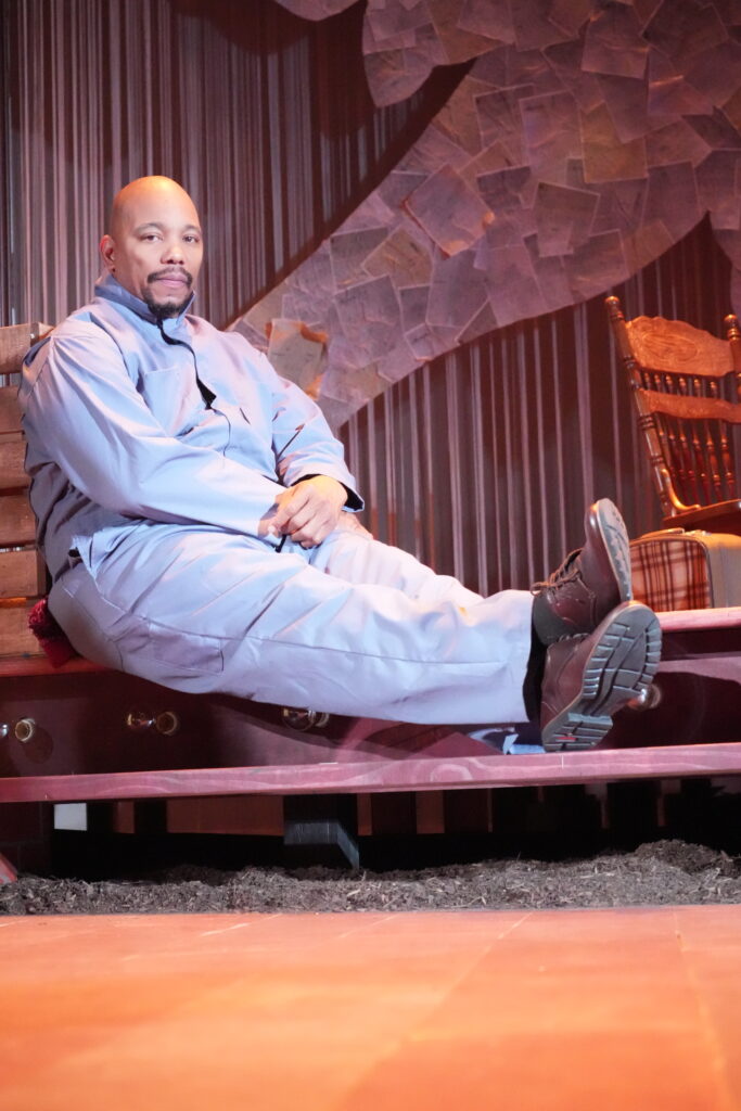 Curtis Von in Ensemble Theatre's production of "Phenomenal Woman: Maya Angelou" (Photo by Aesthetic Alkhemy)