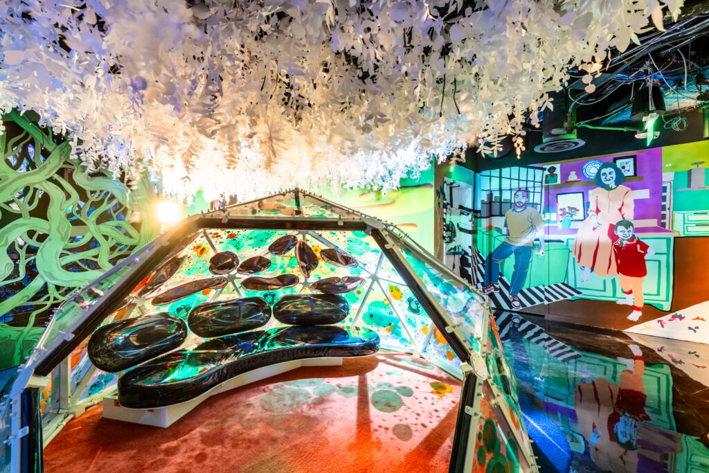 Around 40 Texas artists contributed to Meow Wolf Grapevine. (Photo by Jess Gallo)