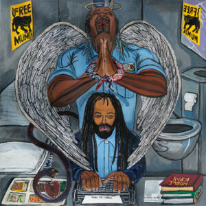 Free Mumia, (40×40) in. – website