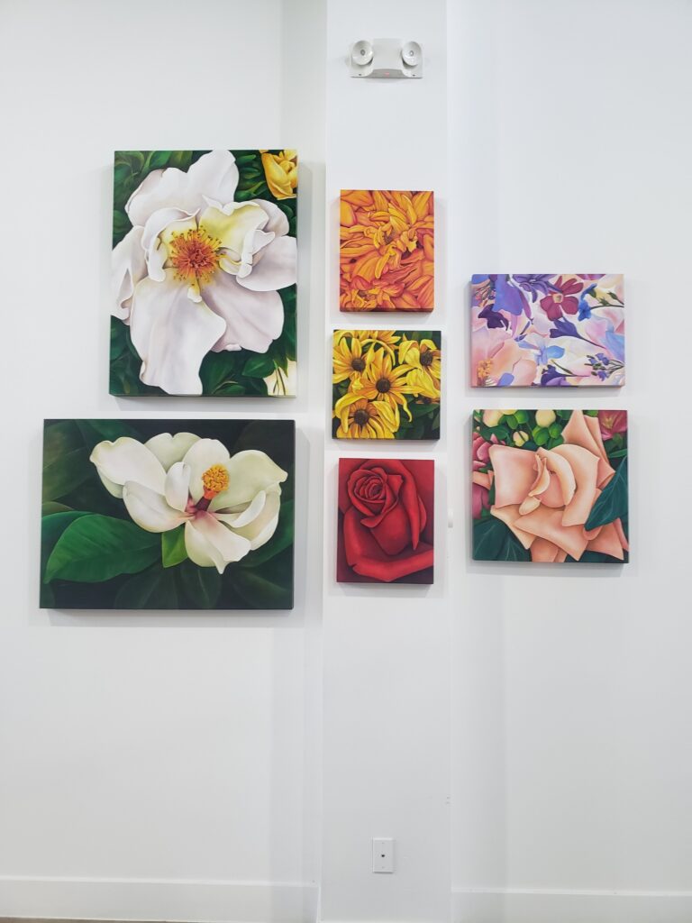 Collection by Gloria Choukeir at"Multi-Zen-Sery" at The Alta Arts (Photo by Brittany Ellis)