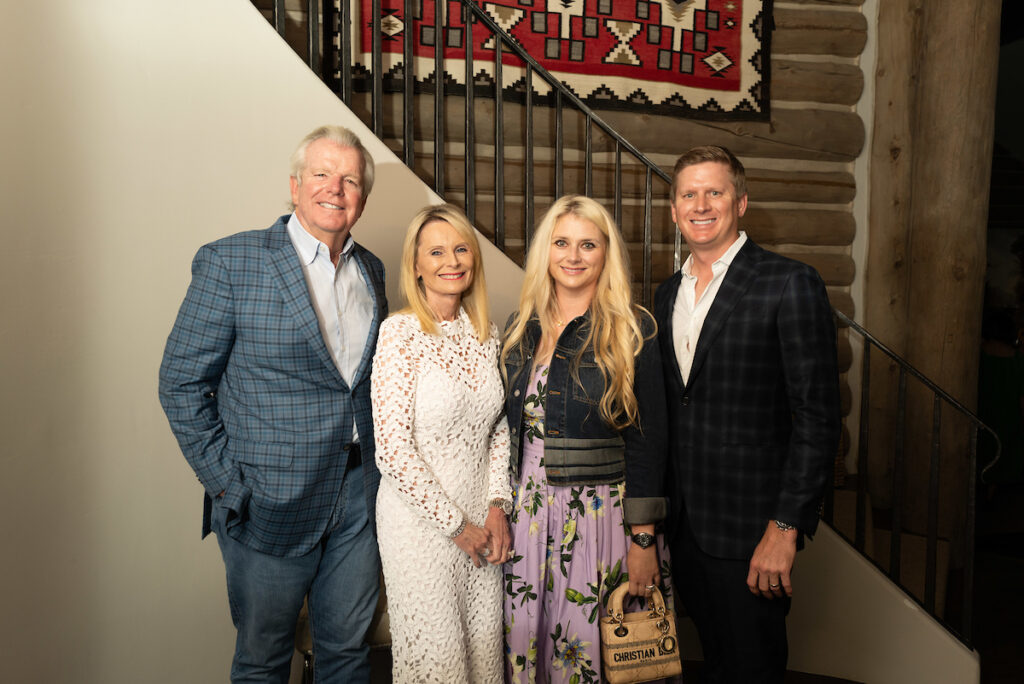 Gregg & Jo Lynn Falgout, Christine & Bill Gutknecht at the Memorial Hermann Foundation friend-raising events in Aspen. (Photo by Daniel Ortiz)