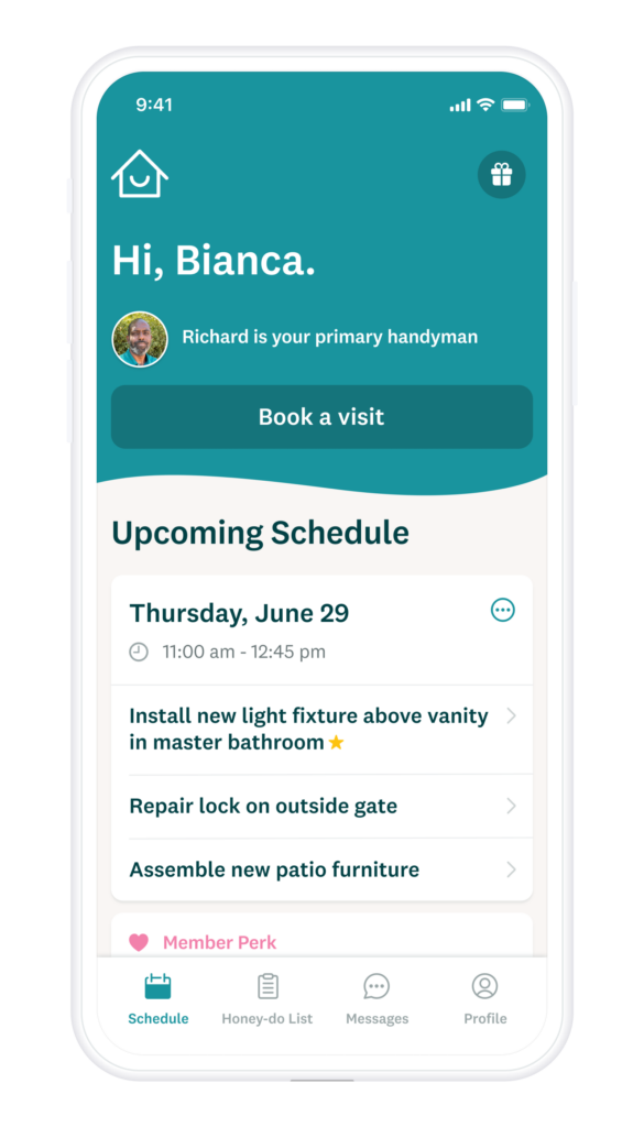 Honey Homes' mobile app is a central hub to manage all your home needs.