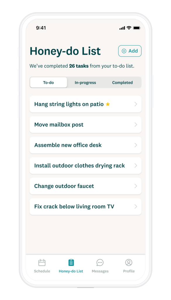 Having a dedicated handyperson ensures trust, safety, and efficiency as the handyperson learns the intricacies of the house and family. 