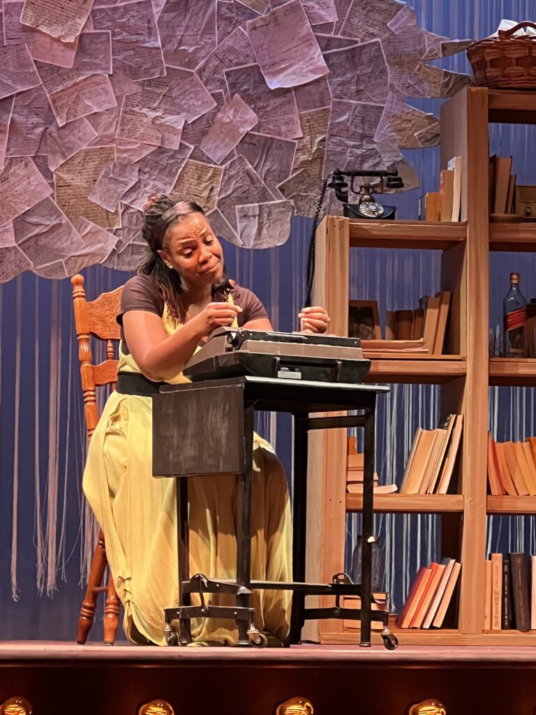 LaKeisha Randle in Ensemble Theatre's production of "Phenomenal Woman: Maya Angelou" (Photo by Aesthetic Alkhemy)