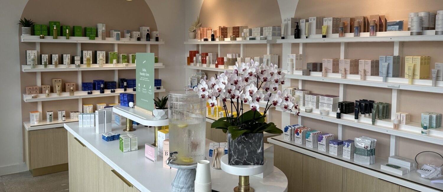 The retail skincare offerings at Heyday  are non-toxic, top of the line products.