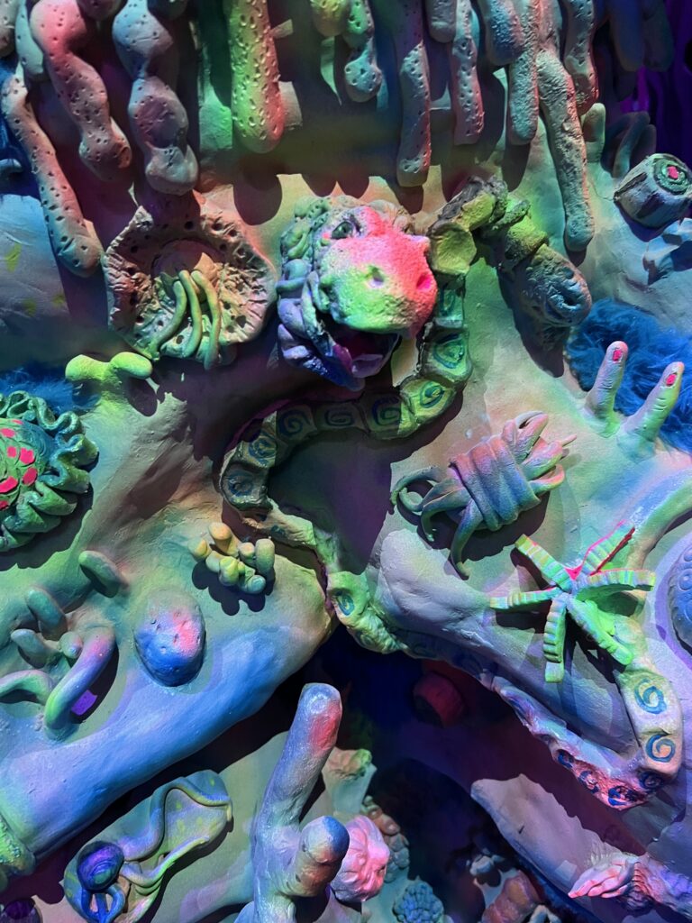 The detail that goes into local artist Mariell Guzman's room is just a glimpse into the detail of the overall space. (Photo by Megan Ziots)