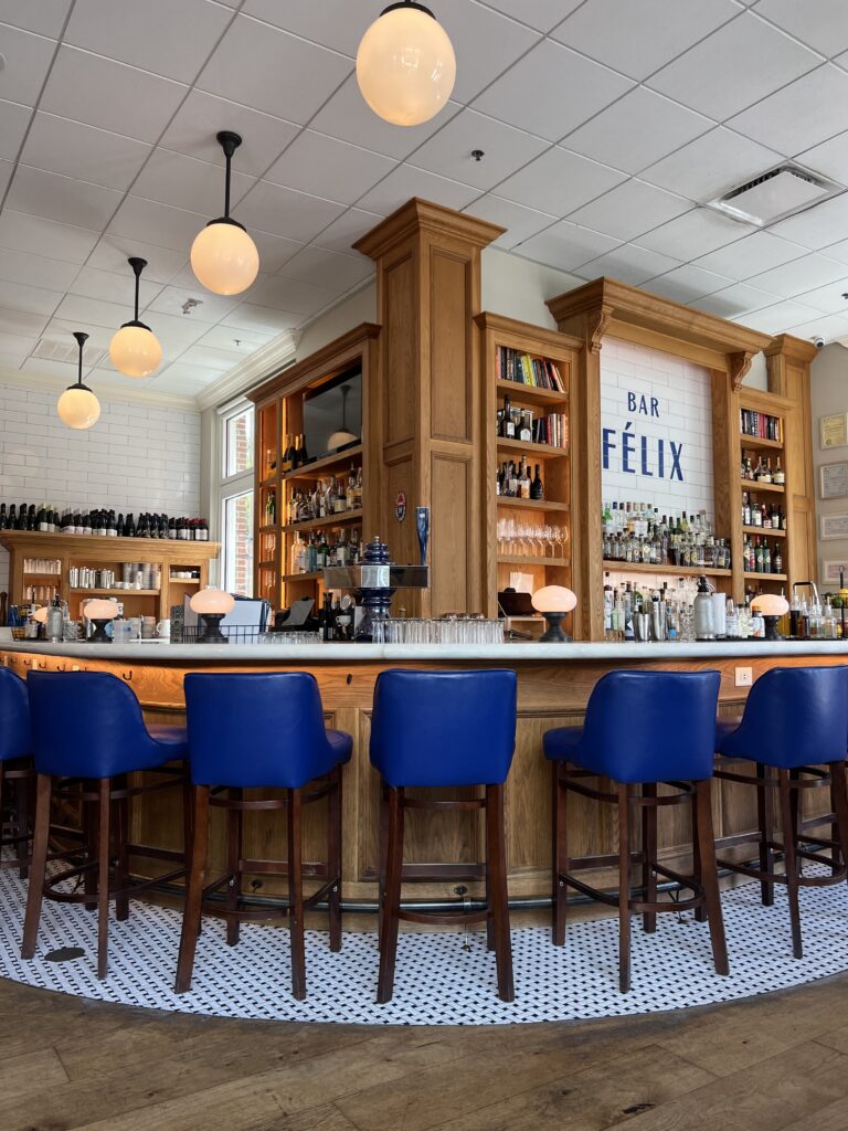 Felix Cocktails et Cuisine was one of the most charming spots we stopped at in Charleston. (Photo by Megan Ziots)