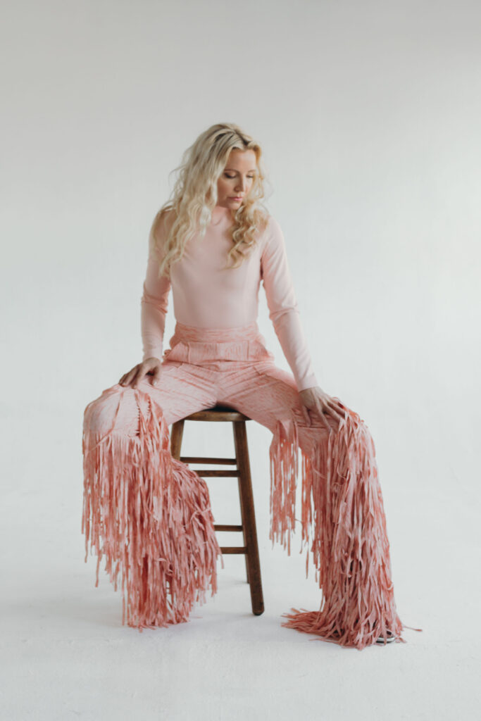 Lee Evans Lee unveiled Mrs Momma Bear at Sloan Hall.