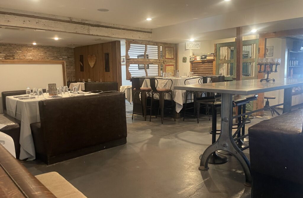 The Butler House is a unique restaurant setting in Spring.